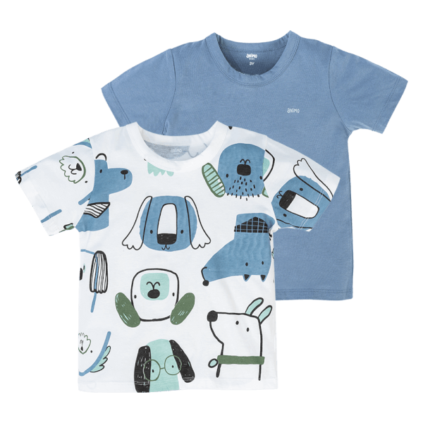 Set 2 Áo bé trai Animo Easy HN0924018 (1-4Y,Nhiều màu)