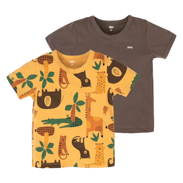 Set 2 Áo bé trai Animo Easy HN0924016 (1-4Y,Nhiều màu)