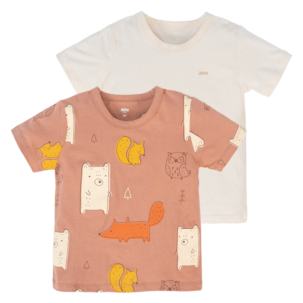 Set 2 Áo bé trai Animo Easy HN0924015 (1-4Y,Nhiều màu)