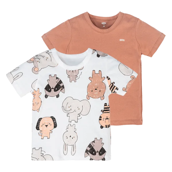 Set 2 Áo bé trai Animo Easy HN0924010 (1-4Y,Nhiều màu)