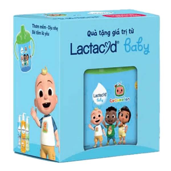 Quà tặng khi mua [Độc quyền WebAppp] Tặng Bình nước COCOMELON khi mua Đơn hàng Lactacyd từ 299.000 đồng
