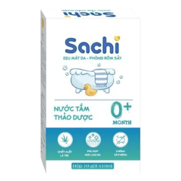 Quà tặng khi mua Nước tắm thảo dược Sachi 250ml