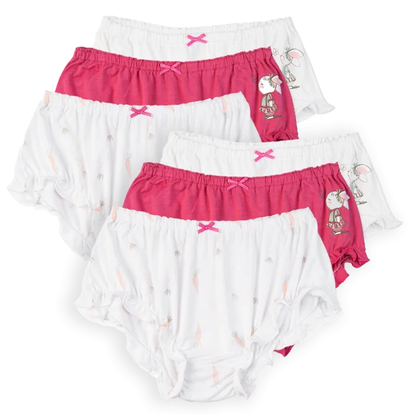 Combo 2 Bộ 3 quần lót bé gái tam giác Animo VĐ223004 (18-24M,Nhiều màu)