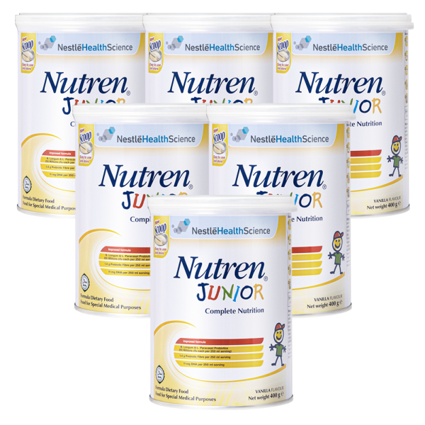 Combo 6 lon Sản phẩm dinh dưỡng y học Nutren JUNIOR, 400g