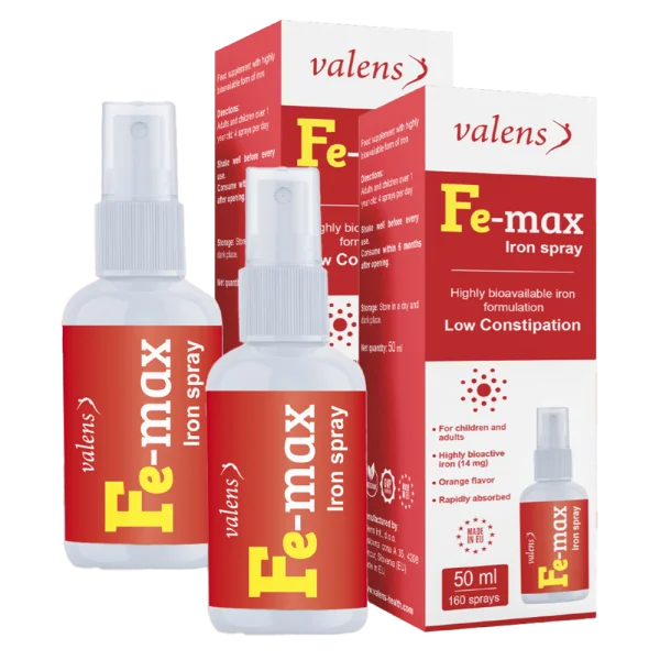 Combo 2 Thực phẩm bảo vệ sức khỏe Fe-max Iron Spray