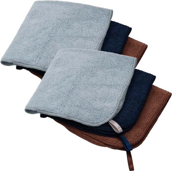 Combo 2 set 3 khăn đa năng Microfiber Animo T2407_PP002 (30x30cm,Nhiều màu)