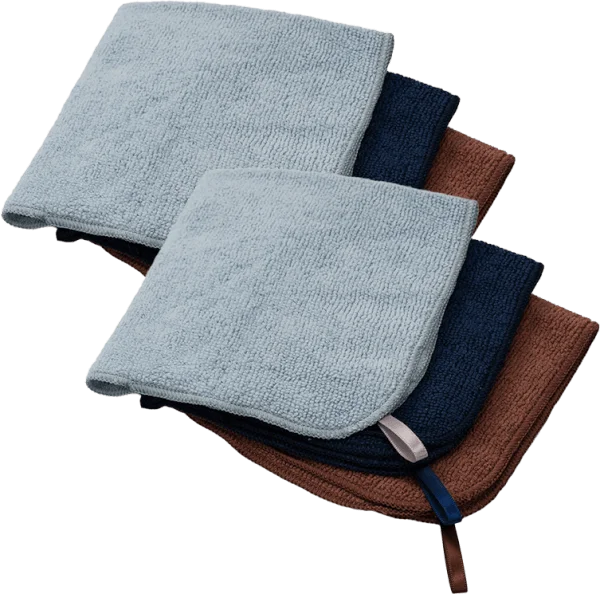 Combo 2 set 3 khăn đa năng Microfiber Animo T2407_PP002 (30x30cm,Nhiều màu)