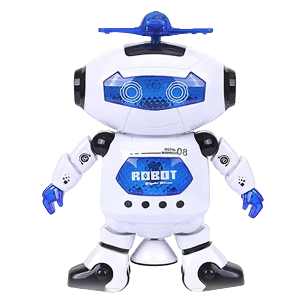 Robot nhảy múa và xoay chong chóng có nhạc đèn YN382700 C407