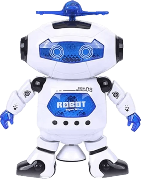 Robot nhảy múa và xoay chong chóng có nhạc đèn YN382700 C407