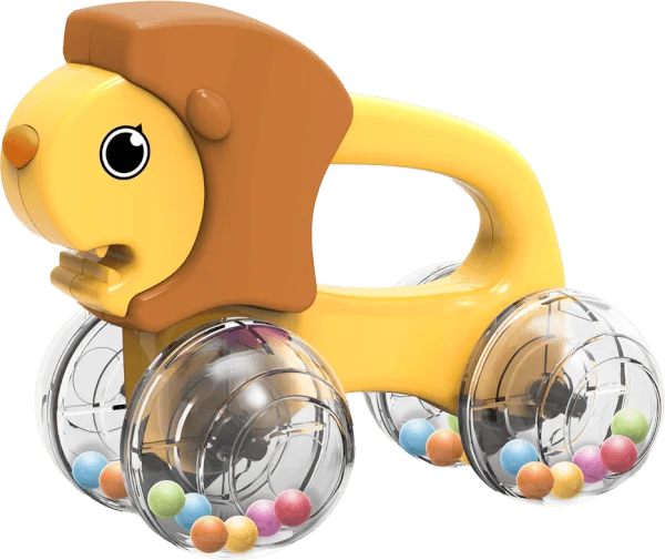 Xe xúc xắc hình sư tử ngộ nghĩnh YN578317 C407 (Vàng)