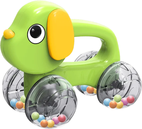 Xe xúc xắc hình cún ngộ nghĩnh YN578318 C407 (Xanh lá)