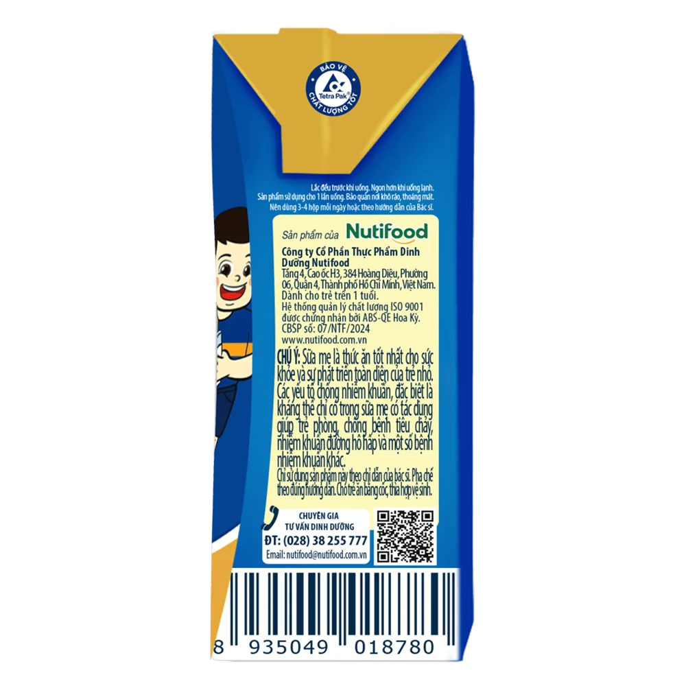 Thùng Sữa GrowPLUS+ Xanh 1+ 110ml (lốc 4 hộp)