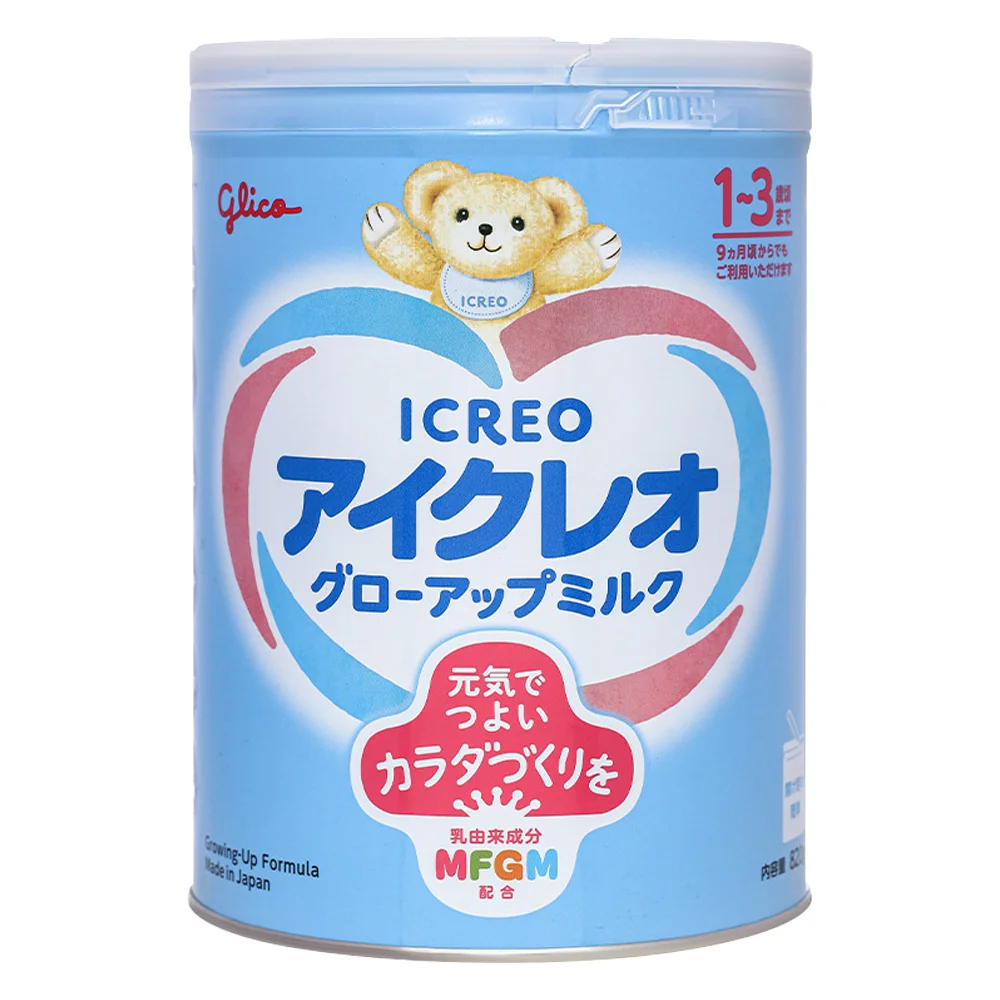 Glico Icreo Grow-up Milk số 1 820g (1-3 tuổi)
