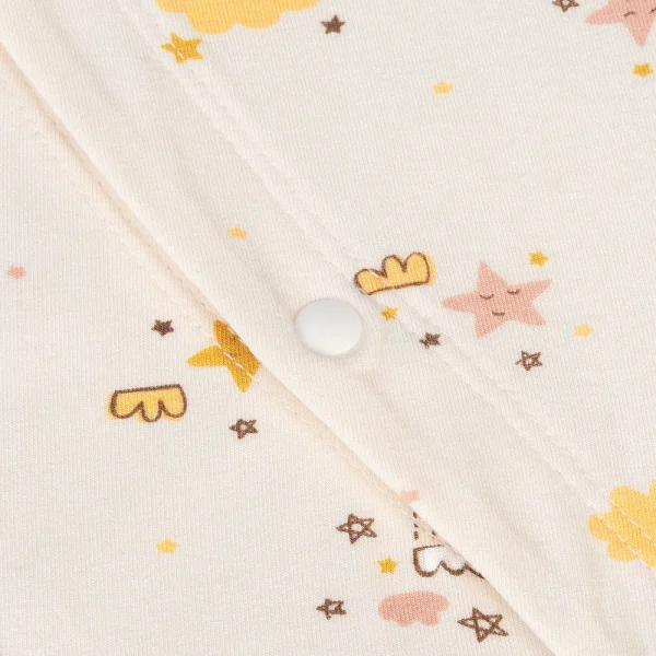 Bodysuit Modal dài Animo VD0724039 (0-12M,Vàng)