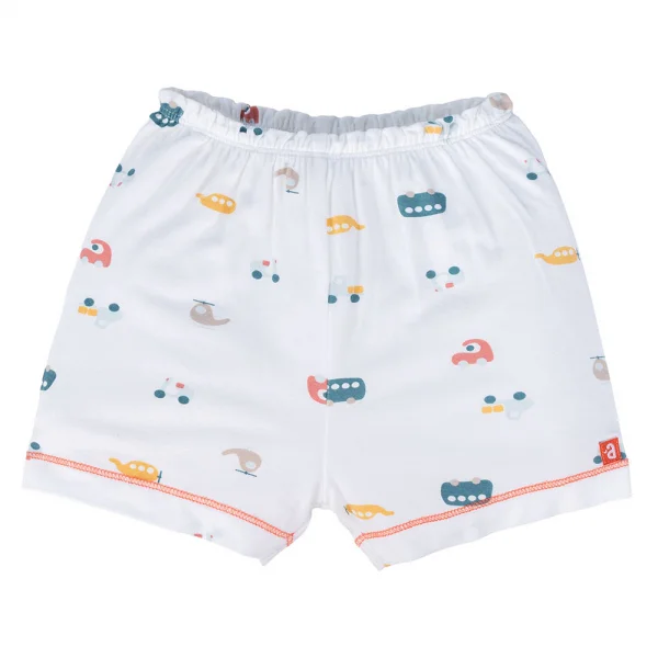 Set 2 Bộ kháng khuẩn Modal ngắn Animo VD0724031 (0-24M,Đỏ phối trắng)