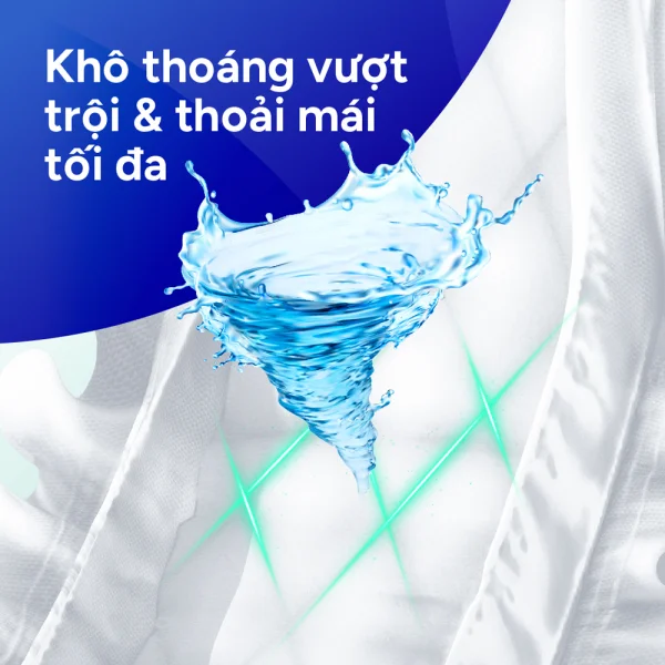 Combo 2 Tã dán người lớn Confidence Khô thoáng, thấm hút (size M, 20M)