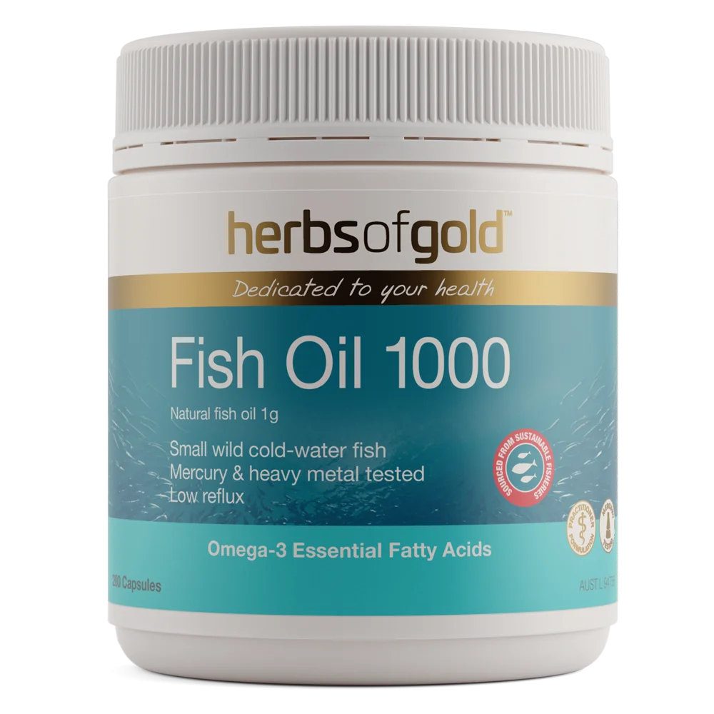 Thực phẩm bảo vệ sức khoẻ Herbs of Gold Fish Oil 1000