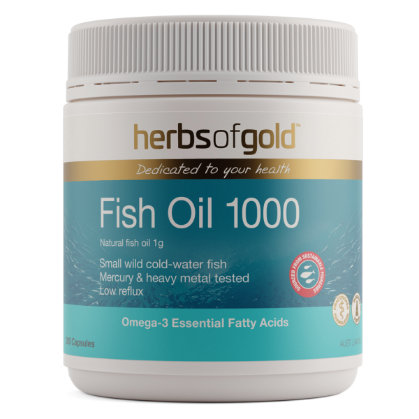 Thực phẩm bảo vệ sức khoẻ Herbs of Gold Fish Oil 1000