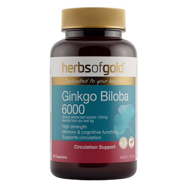 Thực phẩm bảo vệ sức khoẻ Herbs of Gold Ginkgo Biloba 6000