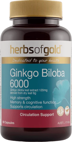 Thực phẩm bảo vệ sức khoẻ Herbs of Gold Ginkgo Biloba 6000