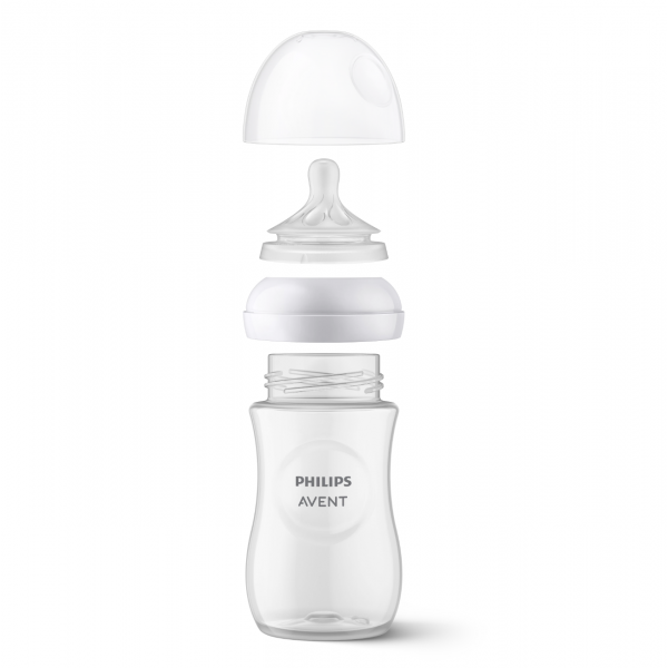 Vĩ 2 núm ty silicone Philips Avent mô phỏng tự nhiên mẫu mới (SCY964/02, 3-6M)