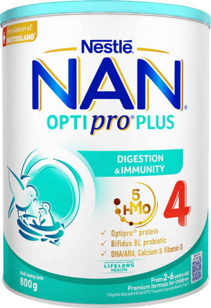 Sữa Nestle Nan Optipro Plus 4 800g (2-6 tuổi) (Giao bao bì ngẫu nhiên)