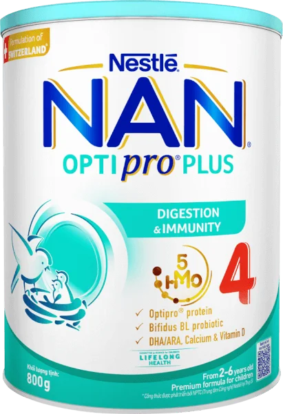 Sữa Nestle Nan Optipro Plus 4 800g (2-6 tuổi) (Giao bao bì ngẫu nhiên)