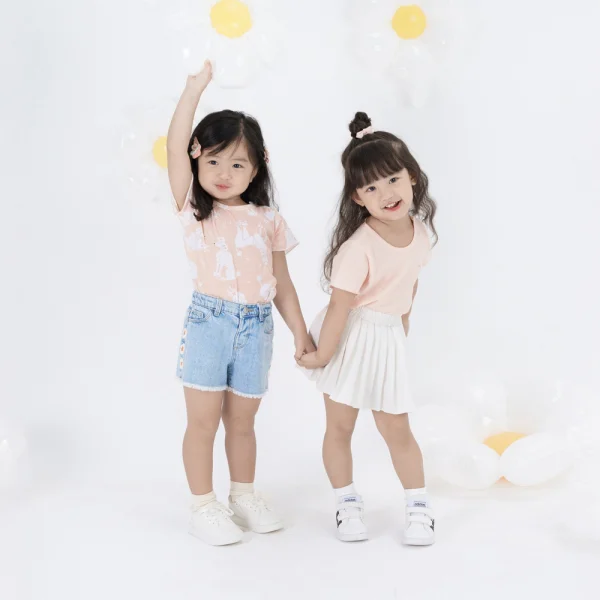 Set 2 áo bé gái Animo Easy TX0824010 (1-4Y,Nhiều màu)