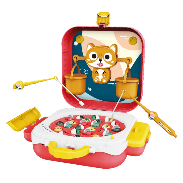 Hộp đựng câu cá 2in1 giáo dục phát nhạc, kể chuyện và bàn cân CY496396 C407 (Đỏ)