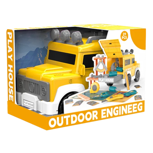 Xe mô hình nhập vai công cụ cao cấp CY596904 C407 (Vàng)