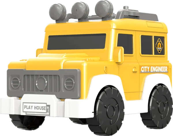 Xe mô hình nhập vai công cụ cao cấp CY596904 C407 (Vàng)