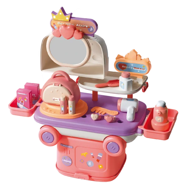 Bộ xe cao cấp nhập vai trang điểm 2in1 CY601561 C407 (Hồng)