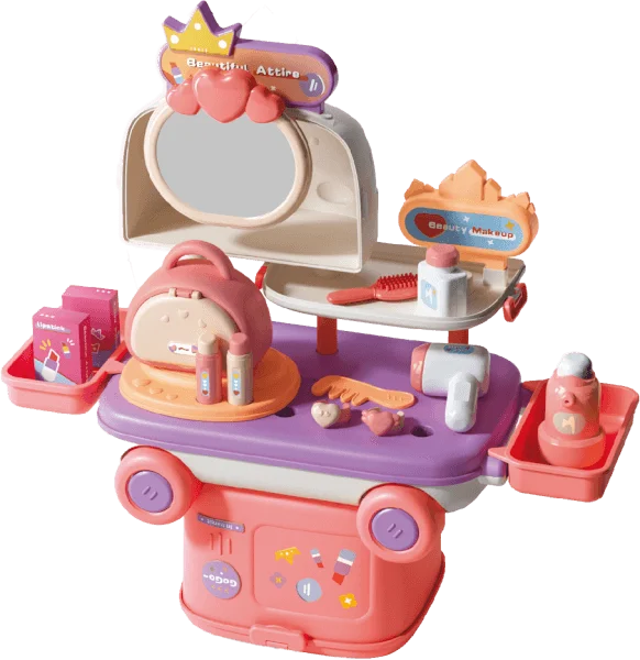 Bộ xe cao cấp nhập vai trang điểm 2in1 CY601561 C407 (Hồng)