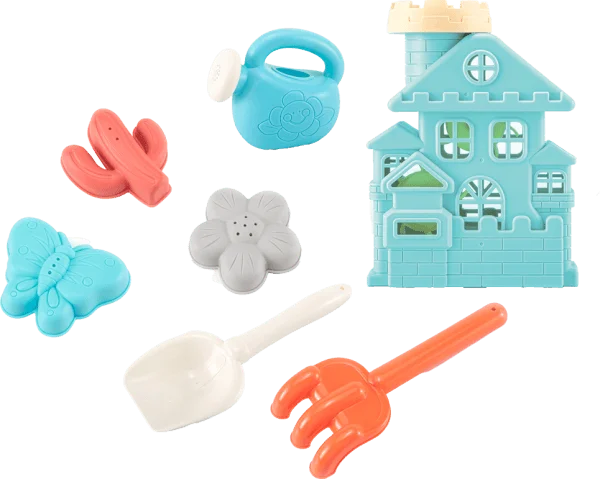 Đồ chơi đi biển xây lâu đài 7pcs CY526309 C407 (Xanh)