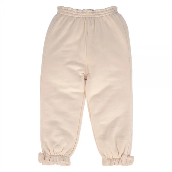 Quần jogger bé gái dài Animo TQ1024051 (1-6Y,Kem)