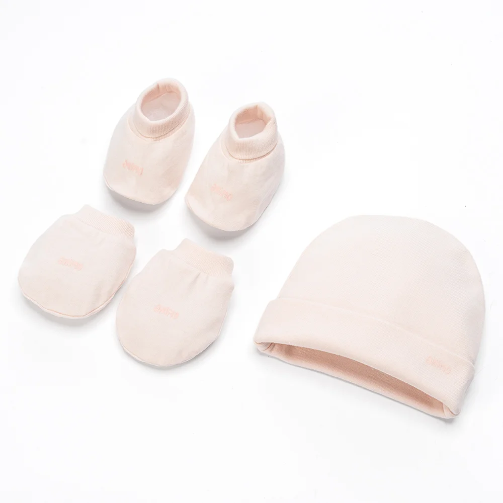 Set 3 nón bao tay chân Animo HN0924086 (NB,Nhiều màu,Giao ngẫu nhiên)