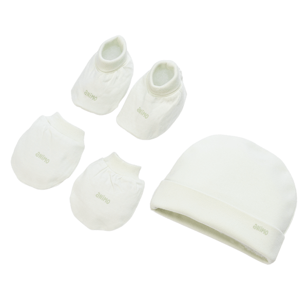 Combo 1 Set 3 nón bao tay chân Animo HN0924086 (NB,Nhiều màu) và 1 Set nón bao tay chân kháng khuẩn Animo HN1223043 (NB,Cam)