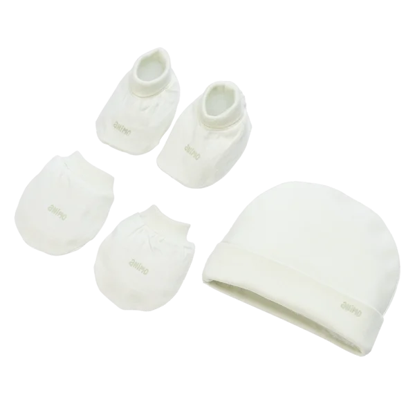 Set 3 nón bao tay chân Animo HN0924086 (NB,Nhiều màu,Giao ngẫu nhiên)