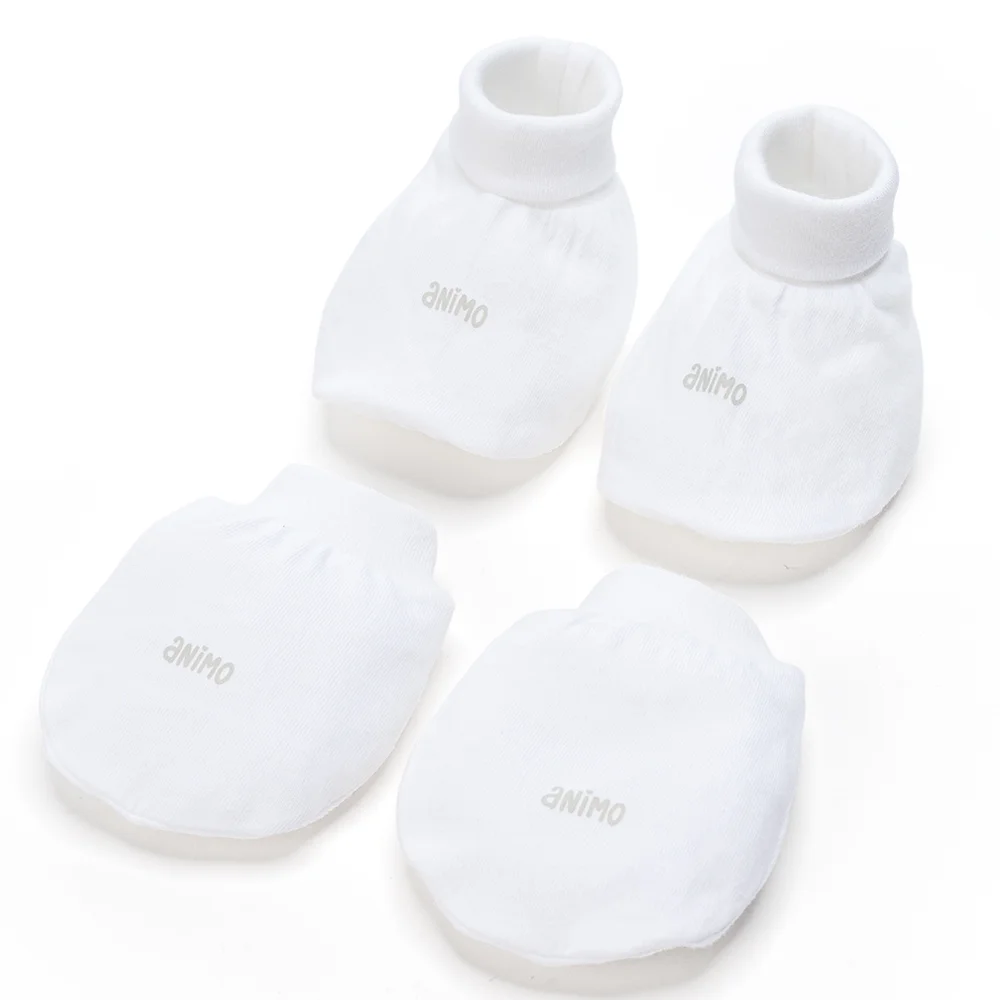 Bộ bao tay chân thun Animo HN0924088 (NB,Nhiều màu,Giao ngẫu nhiên)