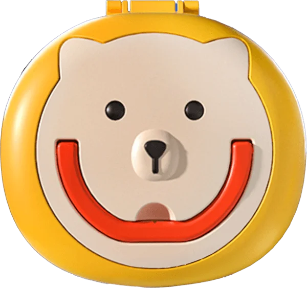 Hộp xúc xắc cao cấp hình gấu 8pcs LH16880794 C407 (Vàng)