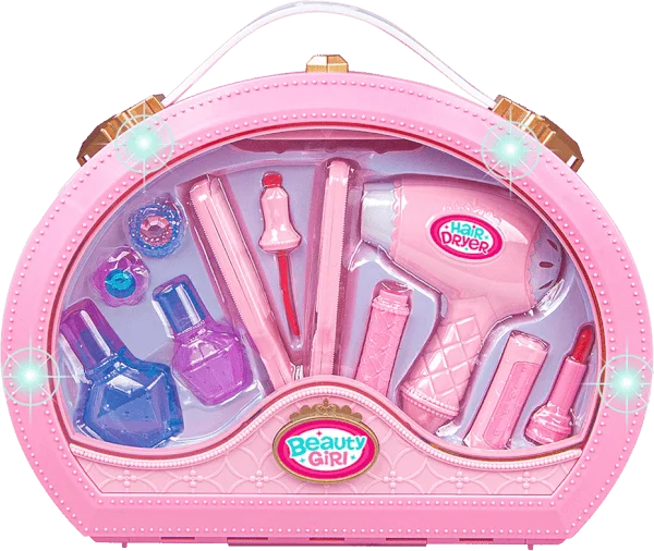 Vali 2in1 dụng cụ trang điểm có nhạc đèn LH16880786 C407 (Hồng)