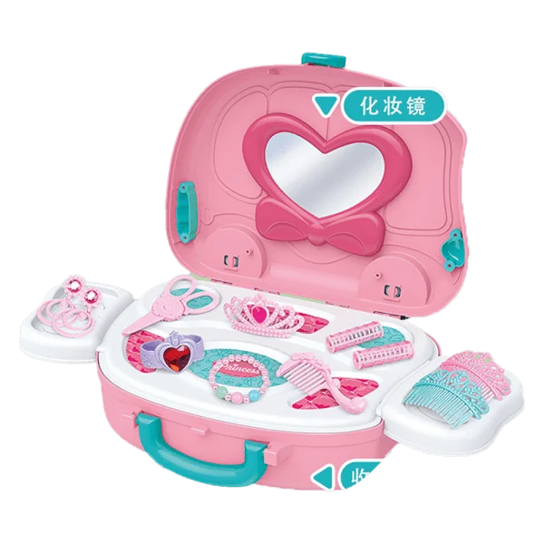 Vali xe ô tô nhập vai trang điểm 2in1 LH16880782 C407 (Hồng)