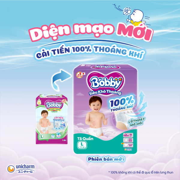 Tã quần Bobby size XXL, 60 miếng + 6 miếng