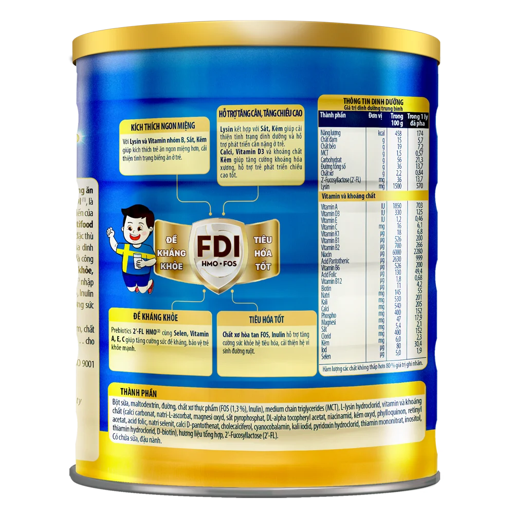 Sữa GrowPLUS+ Xanh 2+ tuổi, 1.5kg