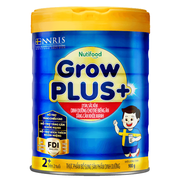 Combo 4 Sữa GrowPLUS+ Xanh 2+ tuổi, 900g