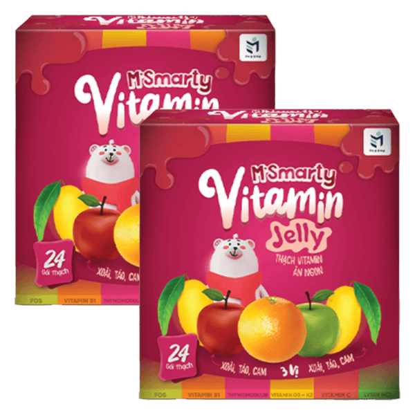 Combo 2 Thạch Jelly bổ sung Vitamin cho bé M