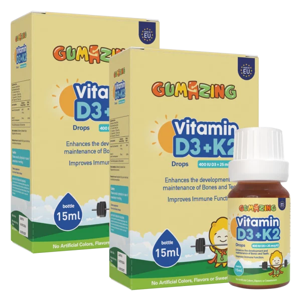 Combo 2 Thực phẩm bảo vệ sức khoẻ Gumazing Vitamin D3K2 Drops