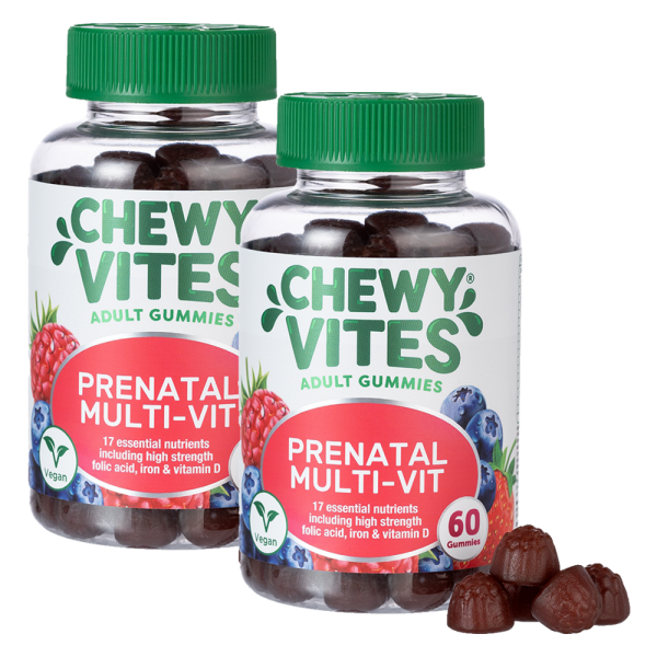 Combo 2 Thực phẩm bổ sung CHEWY VITES ADULT GUMMIES PRENATAL MULTI-VIT