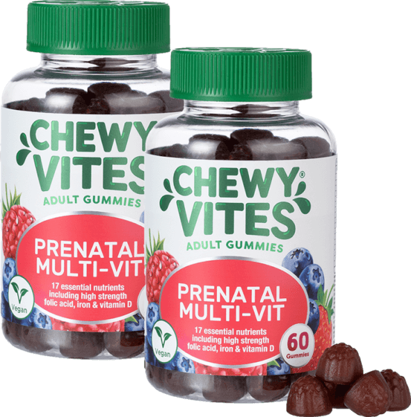 Combo 2 Thực phẩm bổ sung CHEWY VITES ADULT GUMMIES PRENATAL MULTI-VIT