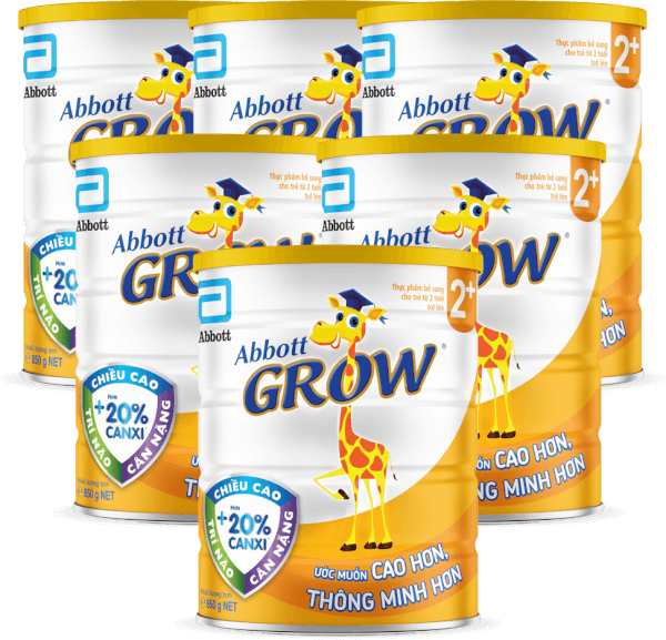 Combo 6 lon Abbott Grow 2 , 850g